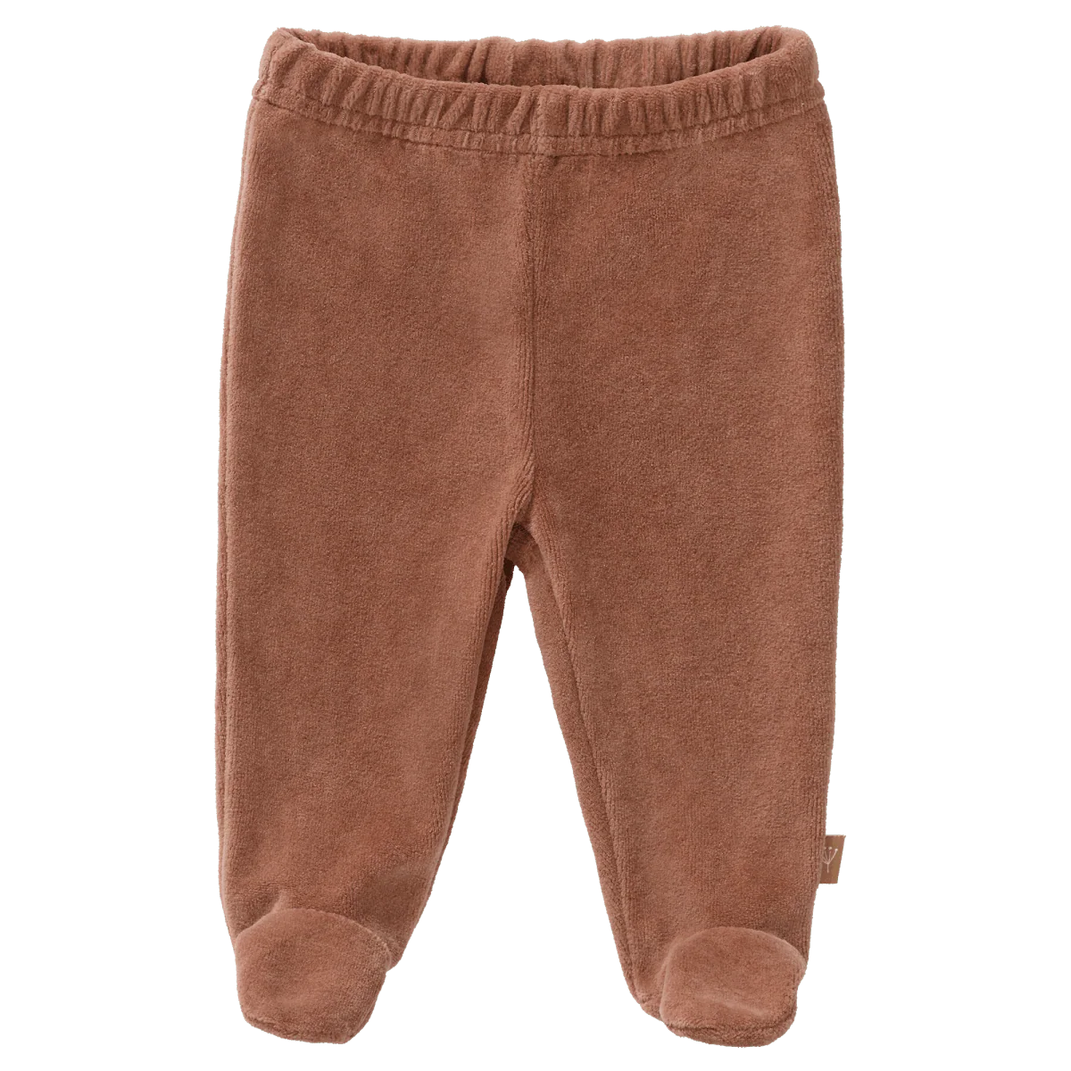 Fresk Baby Broekje Velours Met Voet Twany Brown