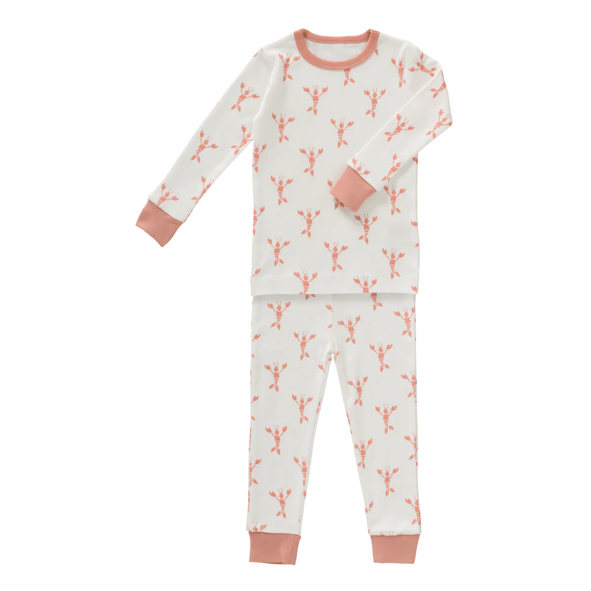 Fresk Baby Pyjama Lobster Coral 2-delig