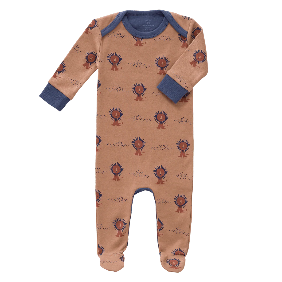 Fresk Baby Pyjama Met Voet Lion