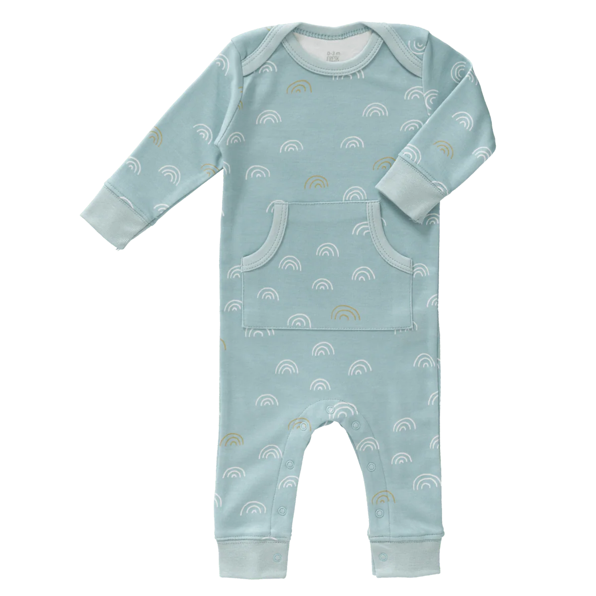 Fresk Baby Pyjama Zonder Voet Rainbow Ether Blue