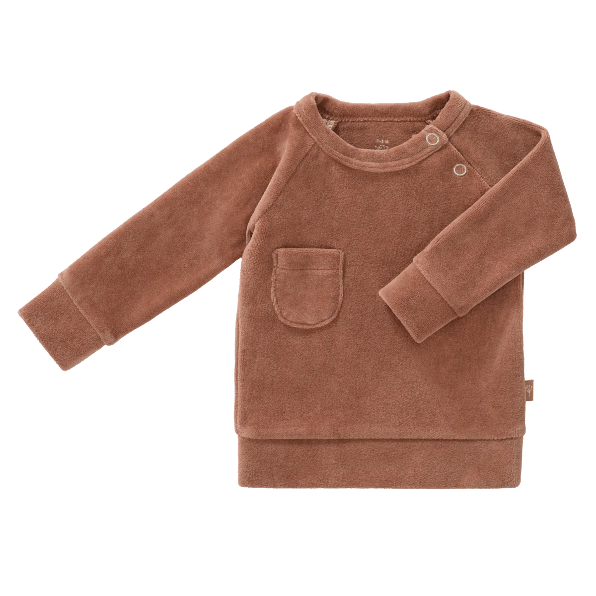 Fresk Baby Sweater Velours Twany Brown