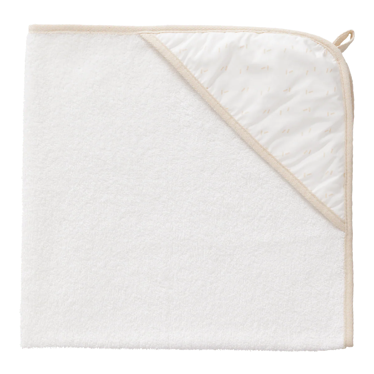 Fresk Badcape Baby Wikkel Diagonals Pale Peach - Image 2