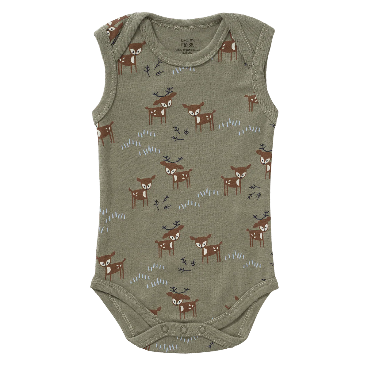 Fresk Romper Deer Olive - Image 2