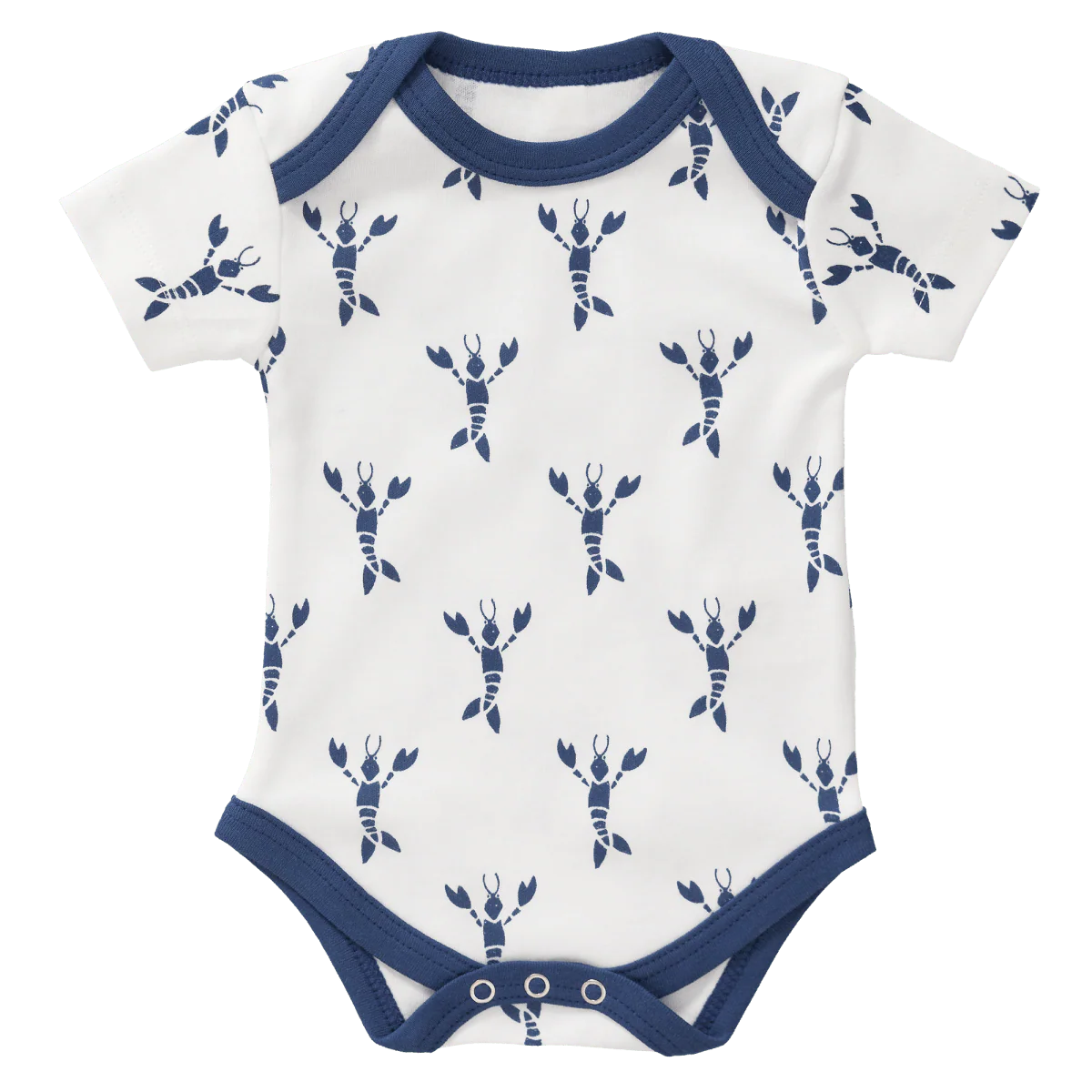 Fresk Romper Korte Mouw Lobster Indigo Blue