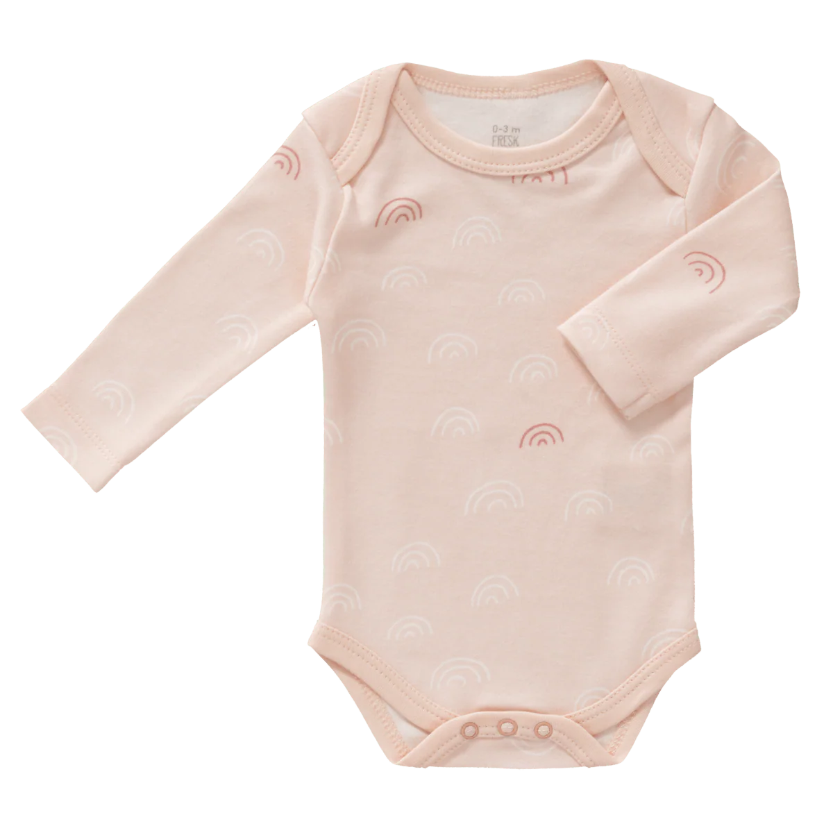 Fresk Romper Lange Mouw Rainbow Chintz Rose