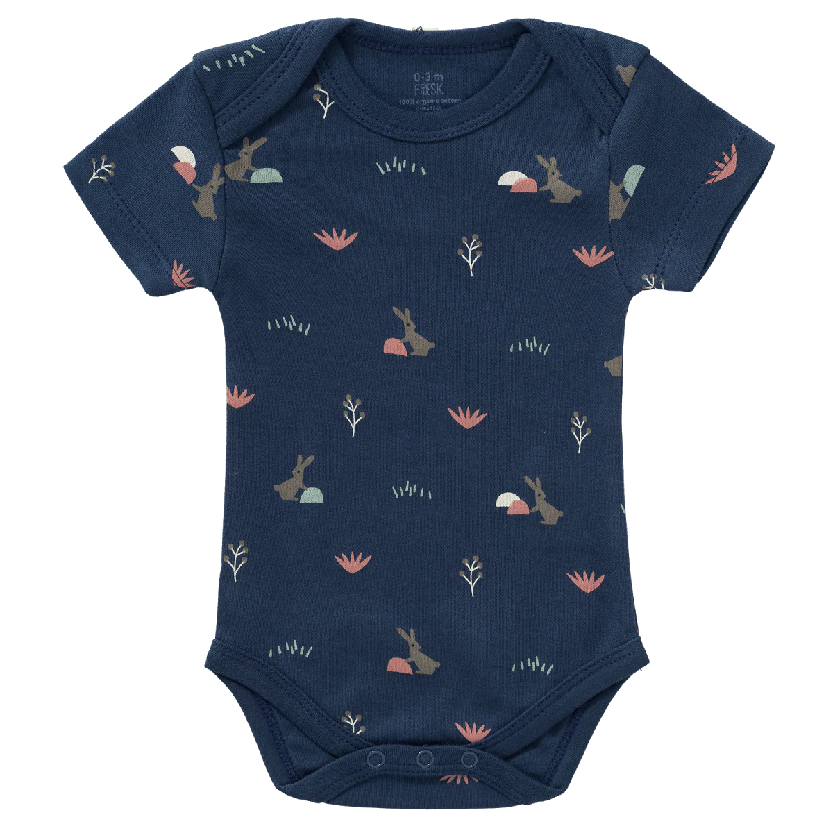 Fresk Romper Rabbit Korte Mouwen Mood Indigo