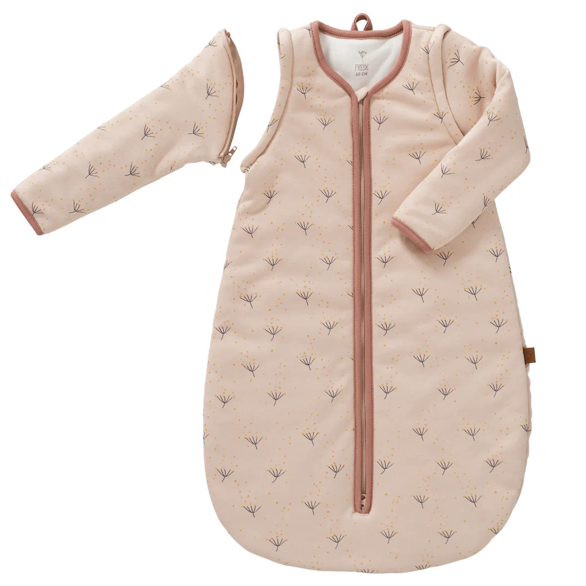 Fresk Slaapzak Baby Interlock Met Lichte Voering Dandelion 60cm - Image 2