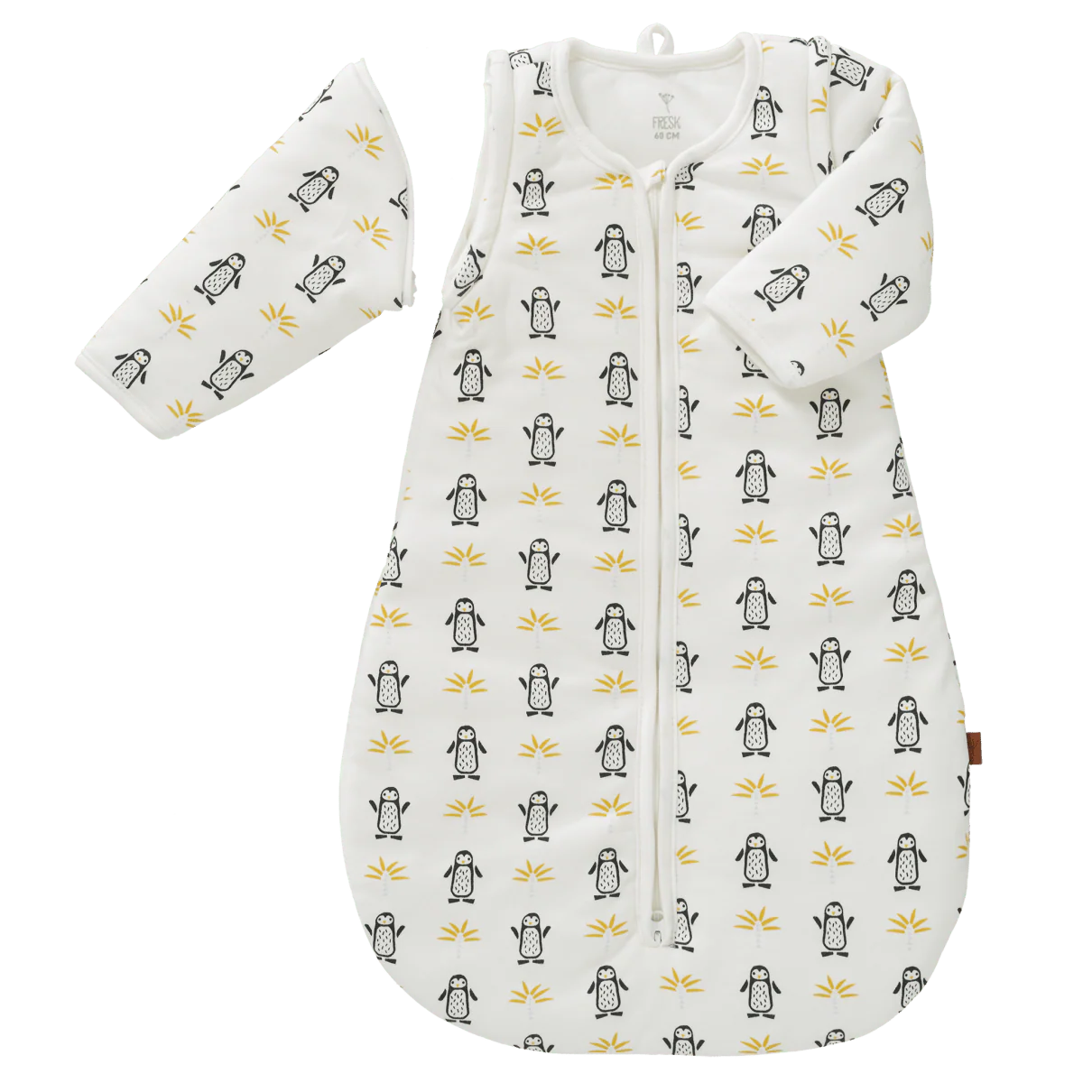 Fresk Slaapzak Baby Interlock Met Lichte Voering Pinguin 60cm - Image 2