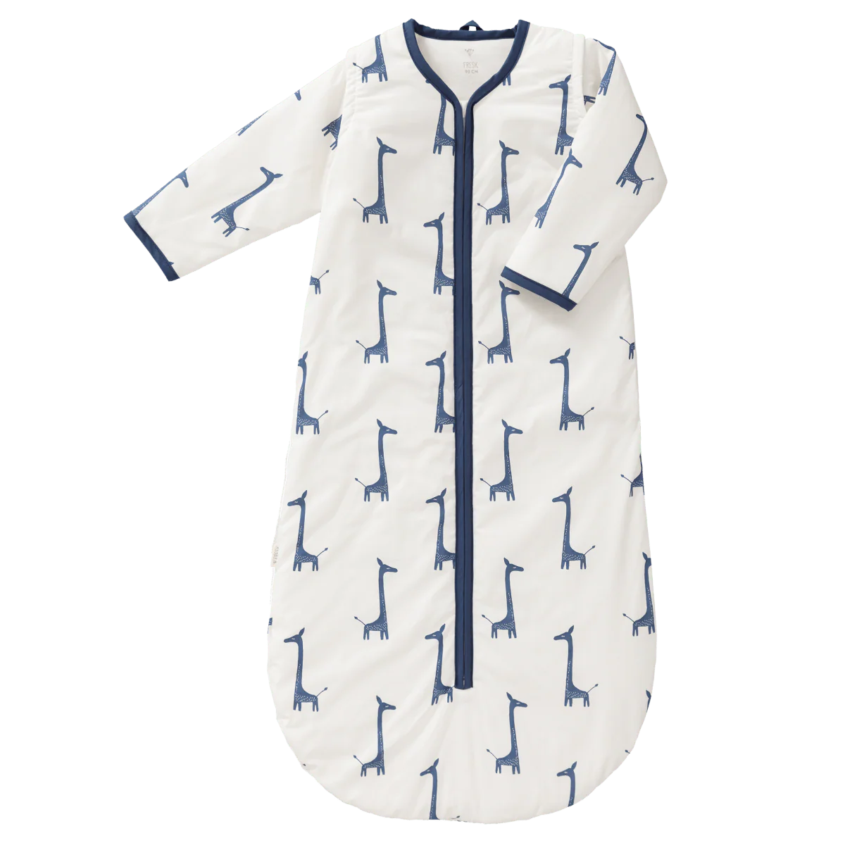Fresk Slaapzak Baby Winterslaapzak Afristsbare Mouw Giraf Indigo Blue