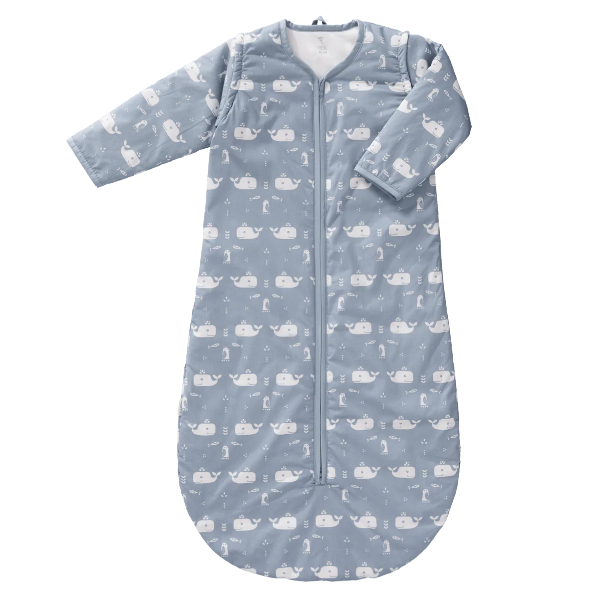 Fresk Slaapzak Baby Winterslaapzak Afristsbare Mouw Whale Blue Fog