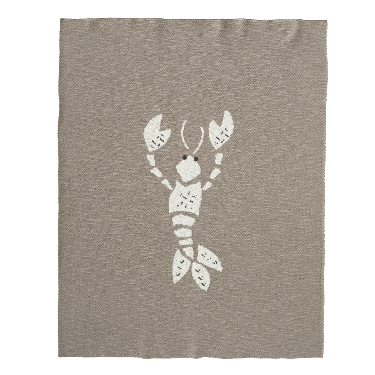 Fresk Wiegdeken Gebreid Lobster Grey 80x100cm - Image 2
