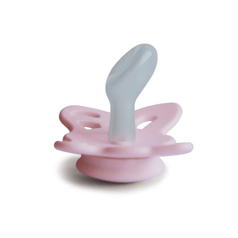 Frigg Speen Maat 1 Butterfly Anatomical Baby Pink Silicone - Image 2
