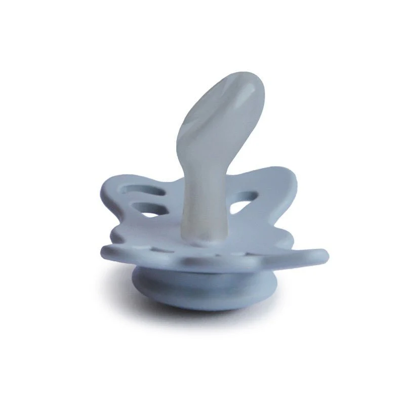 Frigg Speen Maat 1 Butterfly Anatomical Powder Blue Silicone - Image 2