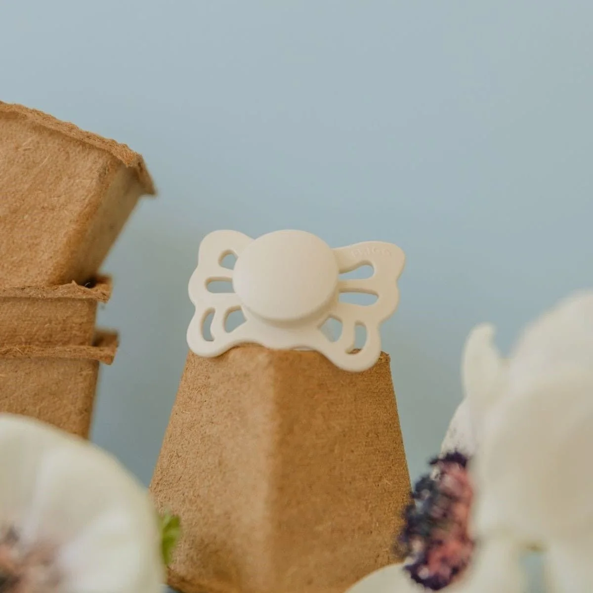 Frigg Speen Maat 1 Butterfly Cream/Blush Silicone 2-Pack - Image 4