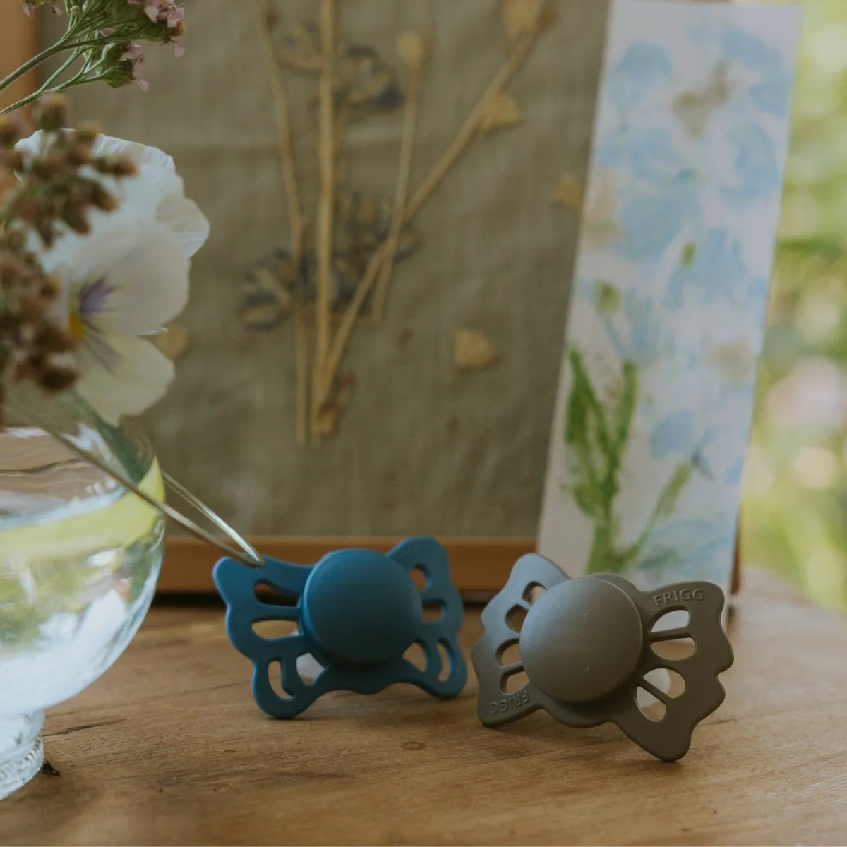 Frigg Speen Maat 1 Butterfly Ocean View/Sage Silicone 2St - Image 4