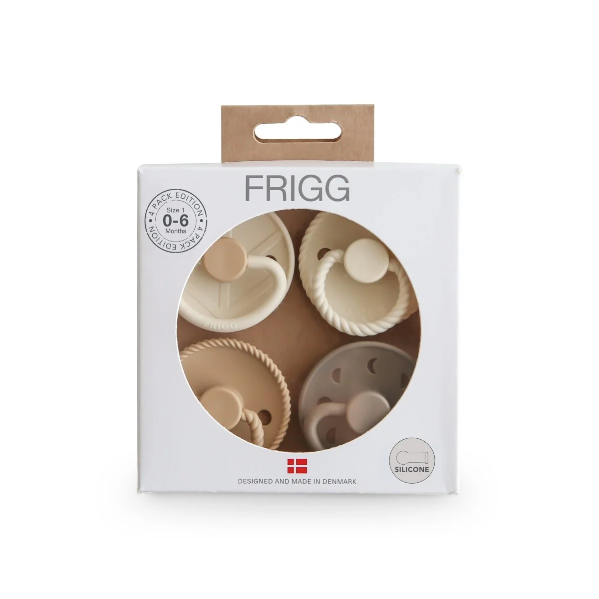 Frigg Speen Maat 1 Crystal Sparkle Silicone 4St