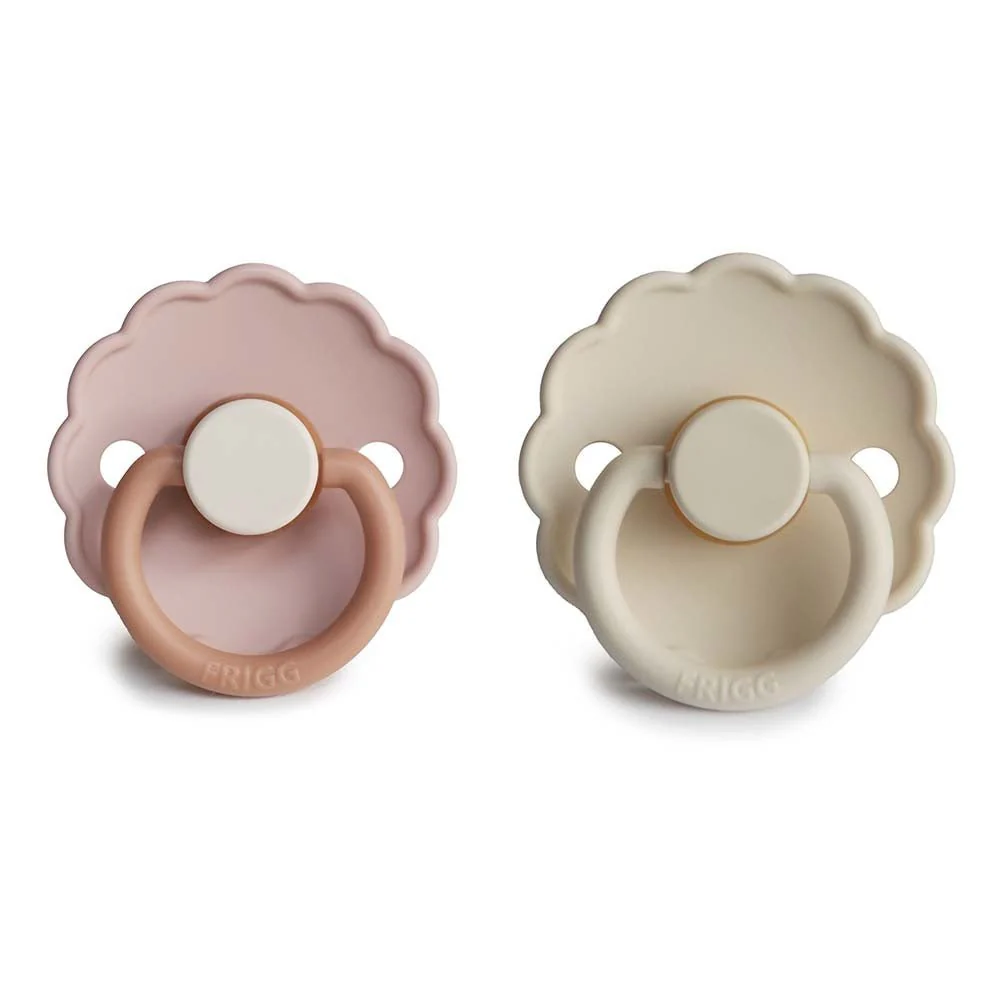 Frigg Speen Maat 1 Daisy Blooming Biscuit/Cream Latex 2-Pack - Image 2