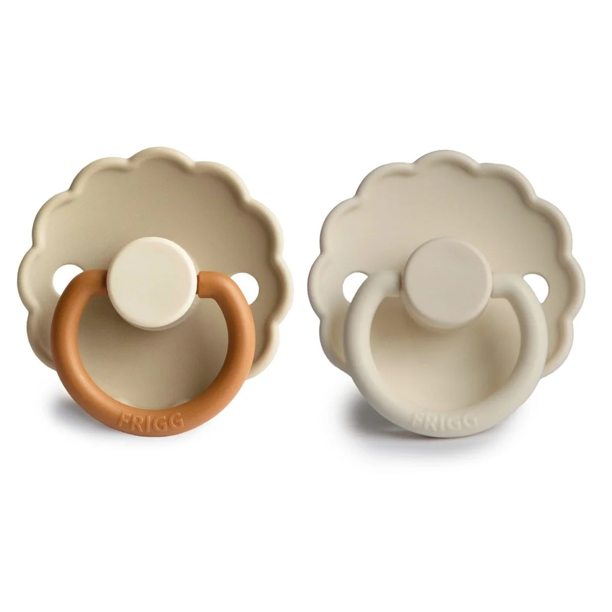 Frigg Speen Maat 1 Daisy Blooming Desert/Cream Silicone 2-Pack - Image 2