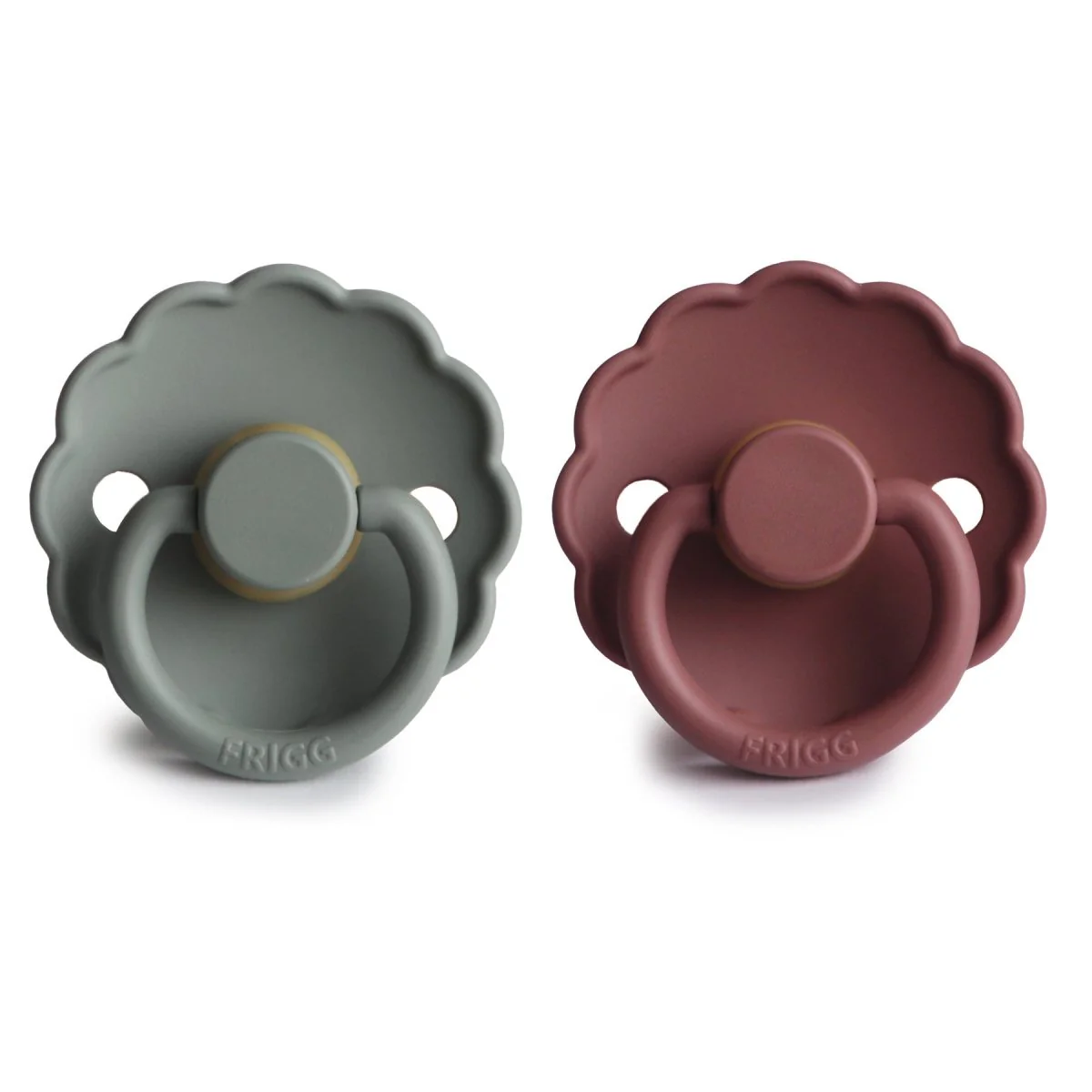 Frigg Speen Maat 1 Daisy French Gray/Woodchuck Latex 2-Pack - Image 2