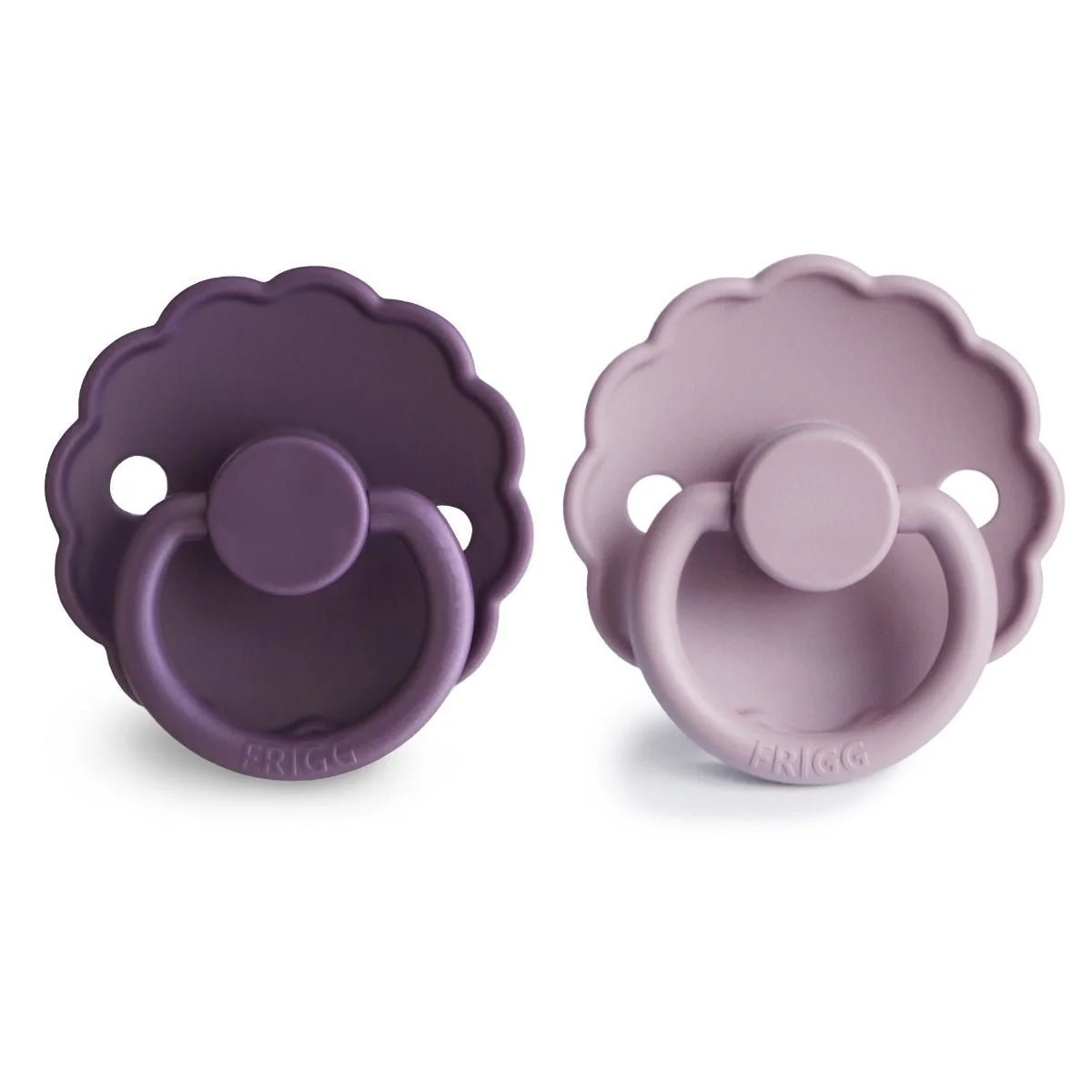 Frigg Speen Maat 1 Daisy Violet Dream/Soft Lilac Silicone 2St