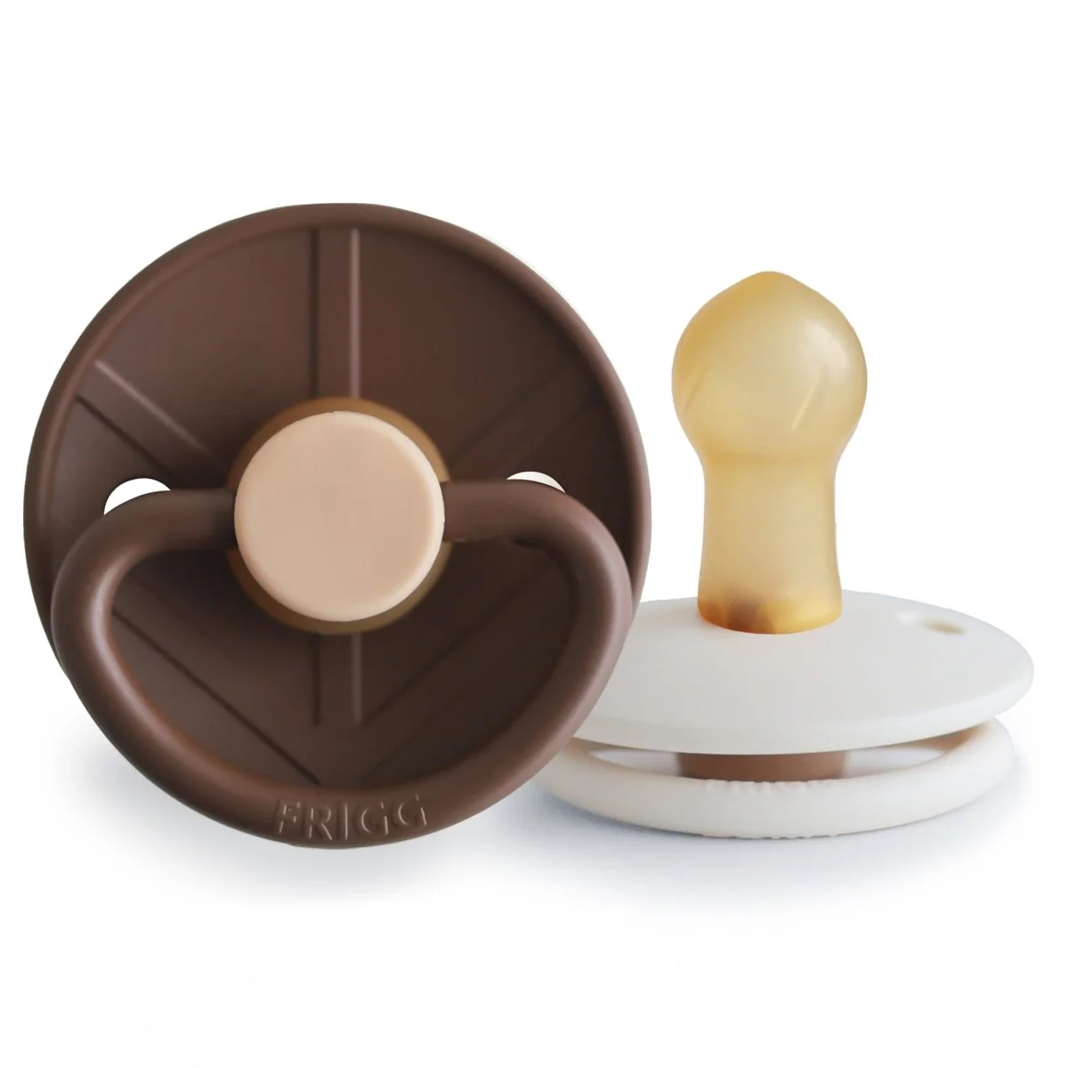 Frigg Speen Maat 1 Little Viking Cocoa/Cream Latex 2St