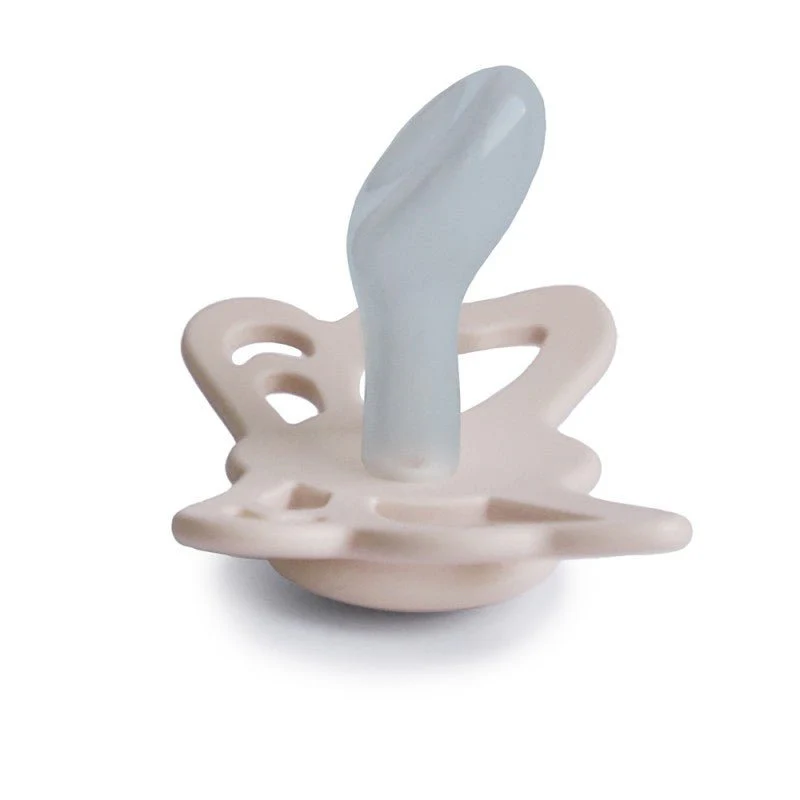 Frigg Speen Maat 2 Butterfly Anatomical Cream Silicone - Image 2