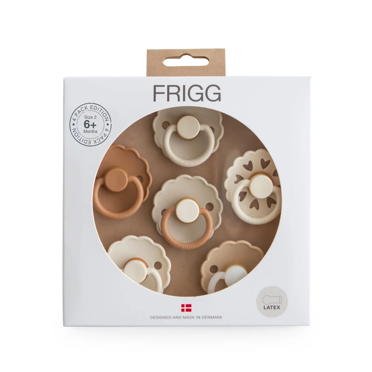 Frigg Speen Maat 2 Cinnamon Charm Latex 6St