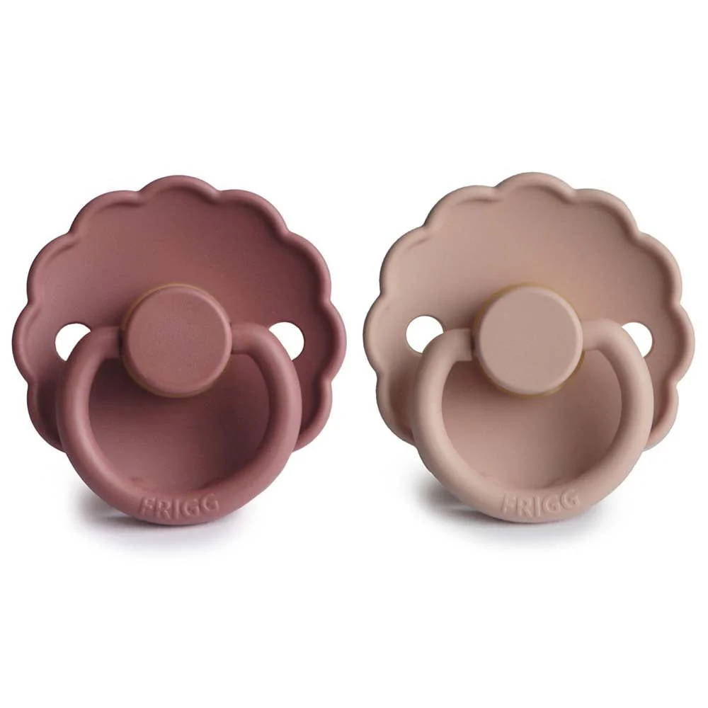 Frigg Speen Maat 2 Daisy Baby Blush/Woodchuck Latex 2-Pack - Image 2