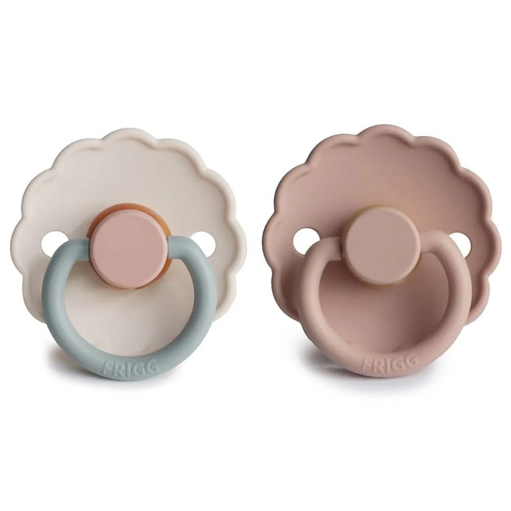 Frigg Speen Maat 2 Daisy Blooming Blush/Cotton C. Latex 2-Pack - Image 2
