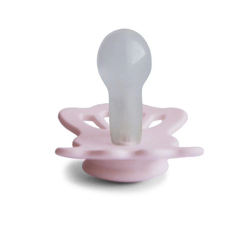 Frigg Speen Maat 2 Lucky Symmetrical White Lilac Silicone - Image 2