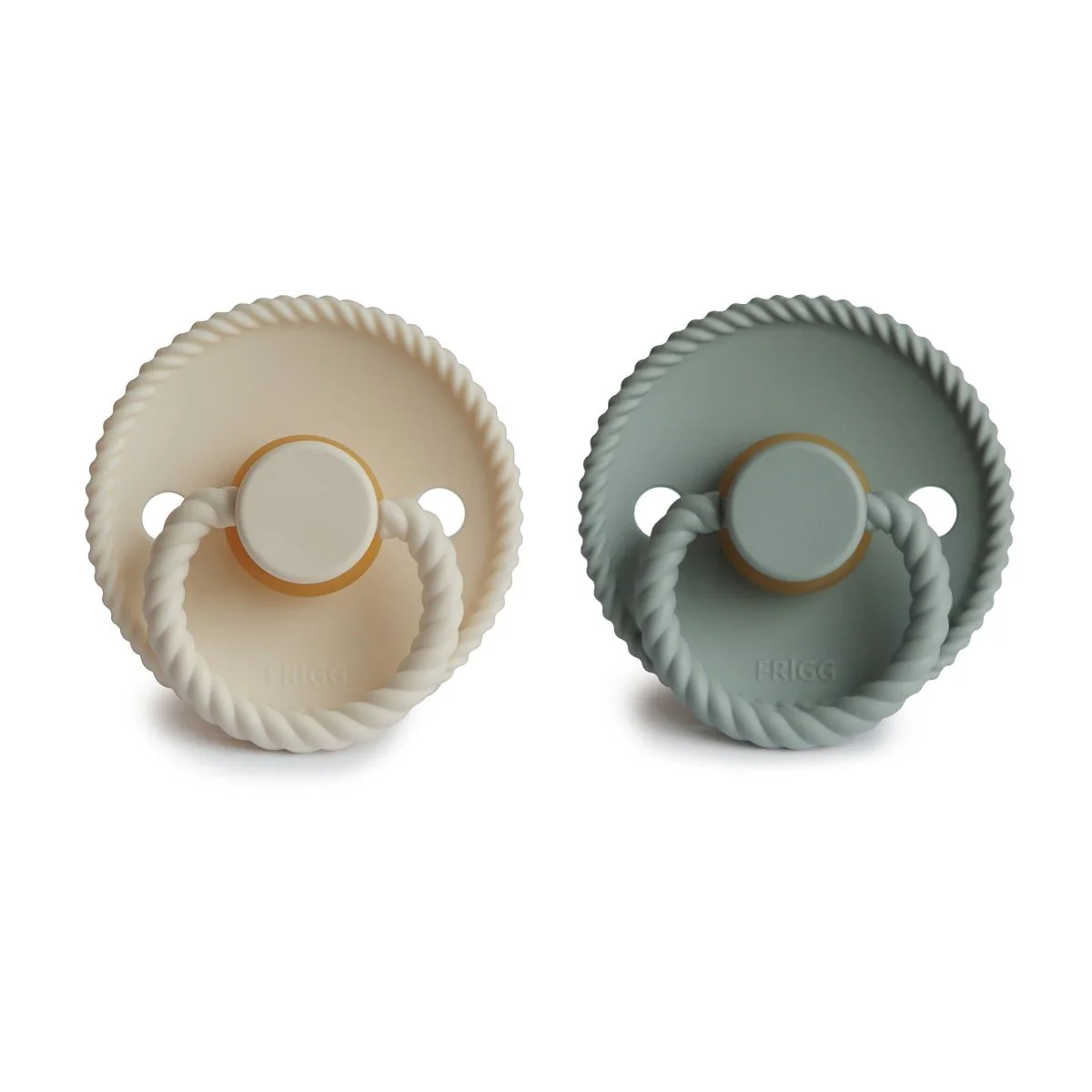 Frigg Speen Maat 2 Rope Cream/Sage Latex 2-Pack - Image 2