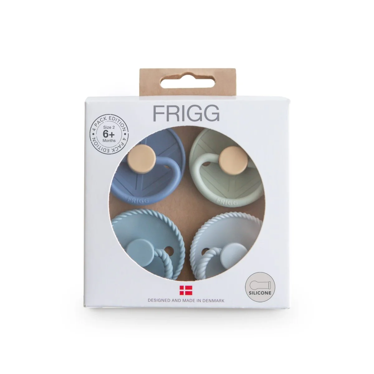 Frigg Speen Maat 2 Skyline Serenity Silicone 4St - Image 2
