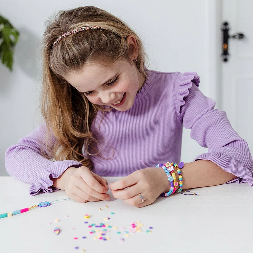 Gekleurde Knutselset Kawaii Armbanden Maken 4st - Image 4