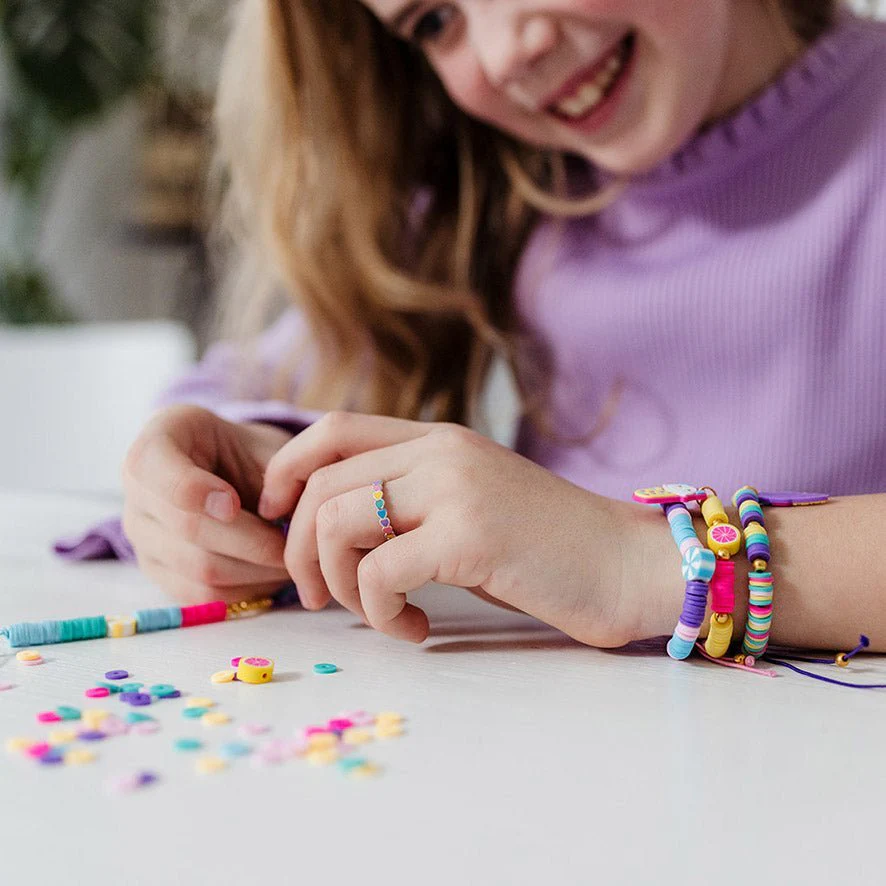 Gekleurde Knutselset Kawaii Armbanden Maken 4st - Image 5