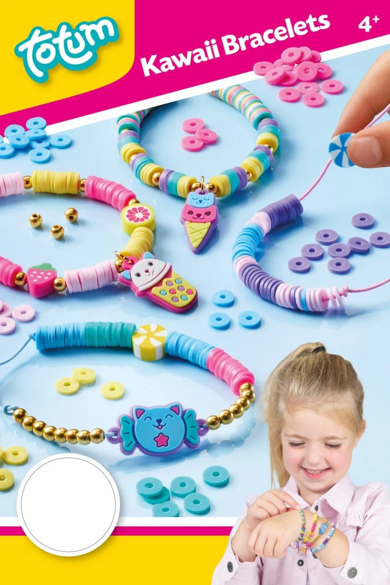 Gekleurde Knutselset Kawaii Armbanden Maken 4st - Image 9