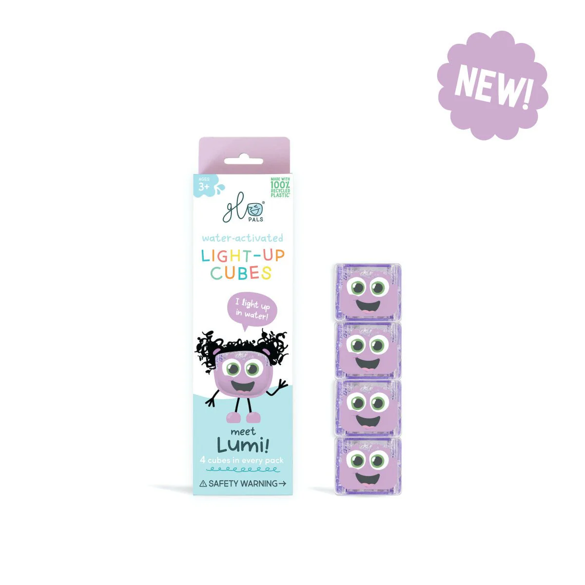 Glo Pals Badspeelgoed Light Cubes Lumi - Image 2