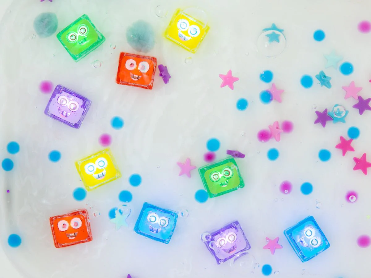 Glo Pals Badspeelgoed Light Cubes Sammy 4St - Image 6
