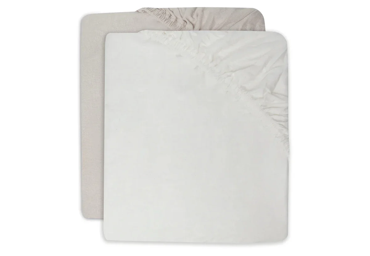 Hoeslaken Set 2-Pack – Zachte Jersey 60x120cm