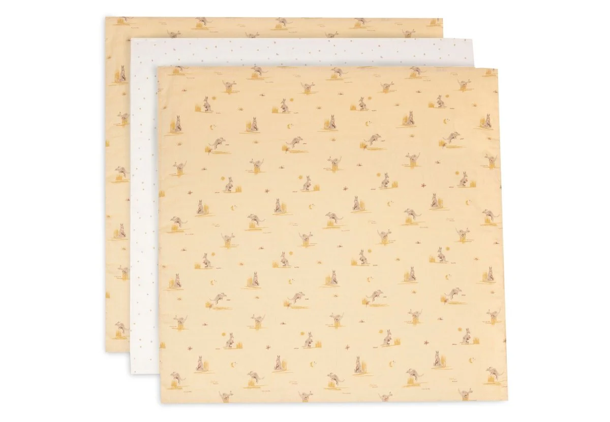 Hydrofiele Doek Small 70x70cm - Kangaroots - 3 Stuks