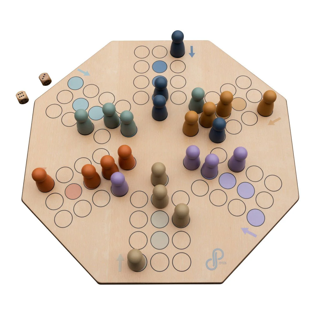 JeP Kids Bordspel Houten Ludo - Image 3