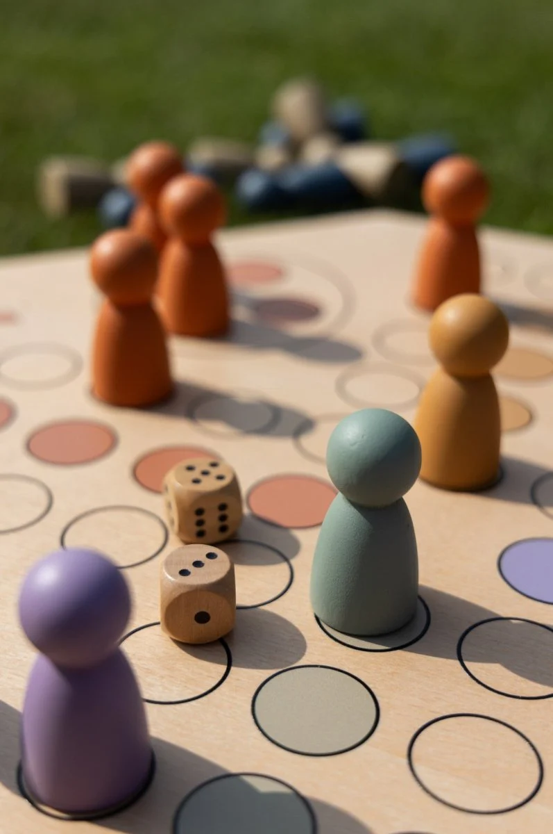 JeP Kids Bordspel Houten Ludo - Image 4