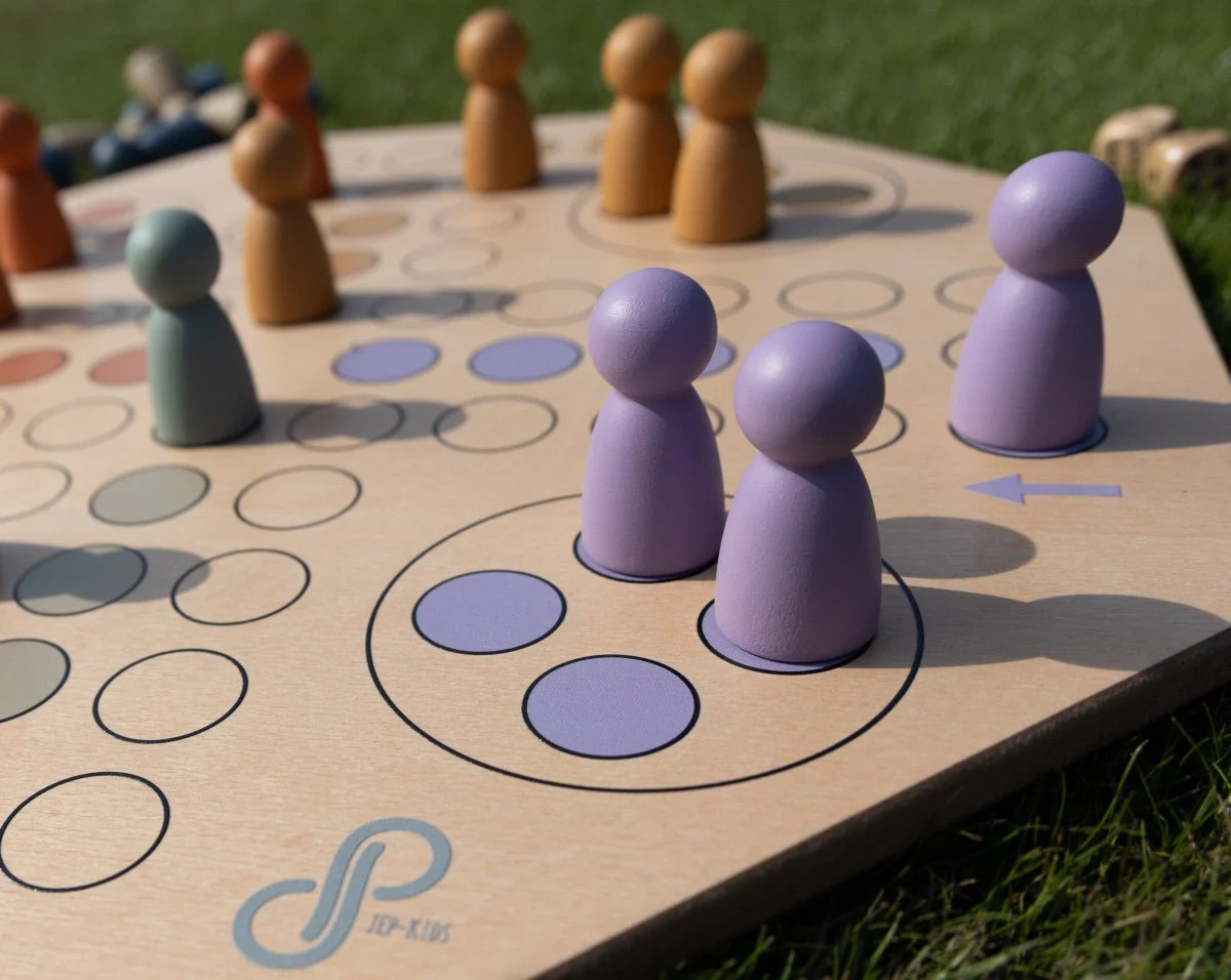 JeP Kids Bordspel Houten Ludo - Image 5