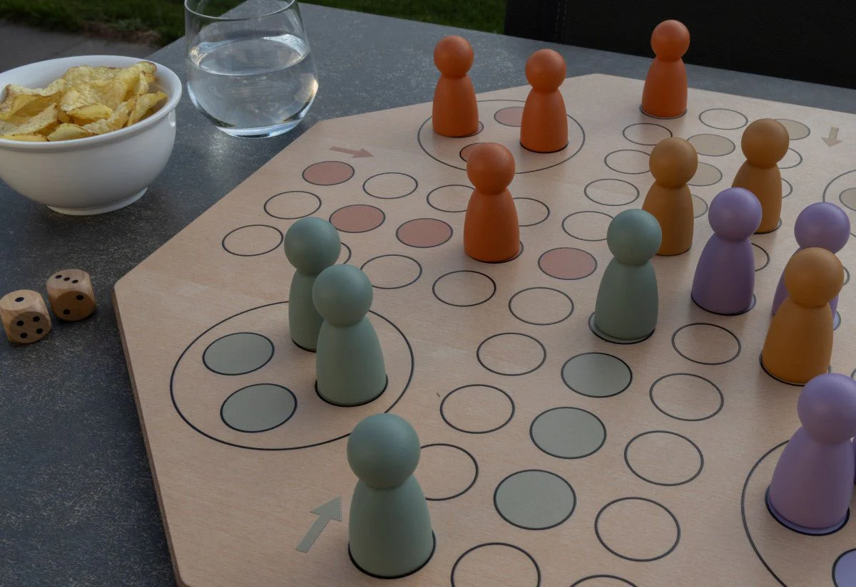JeP Kids Bordspel Houten Ludo - Image 7