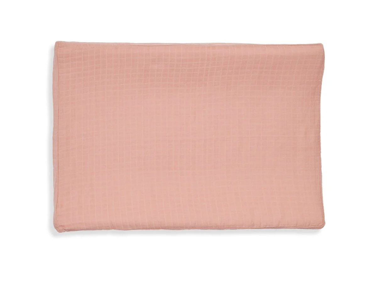Jollein Aankleedkussenhoes Wrinkled Cotton Rosewood 50x70cm - Image 2