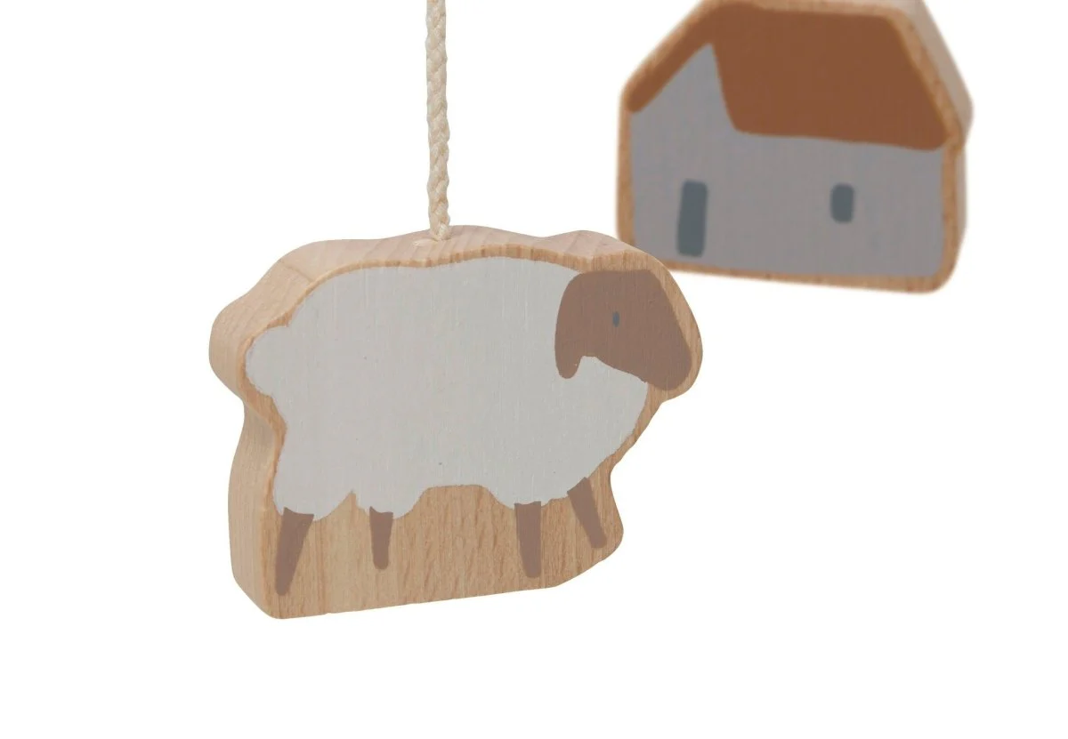 Jollein Baby Mobiel Hout Farm - Image 6