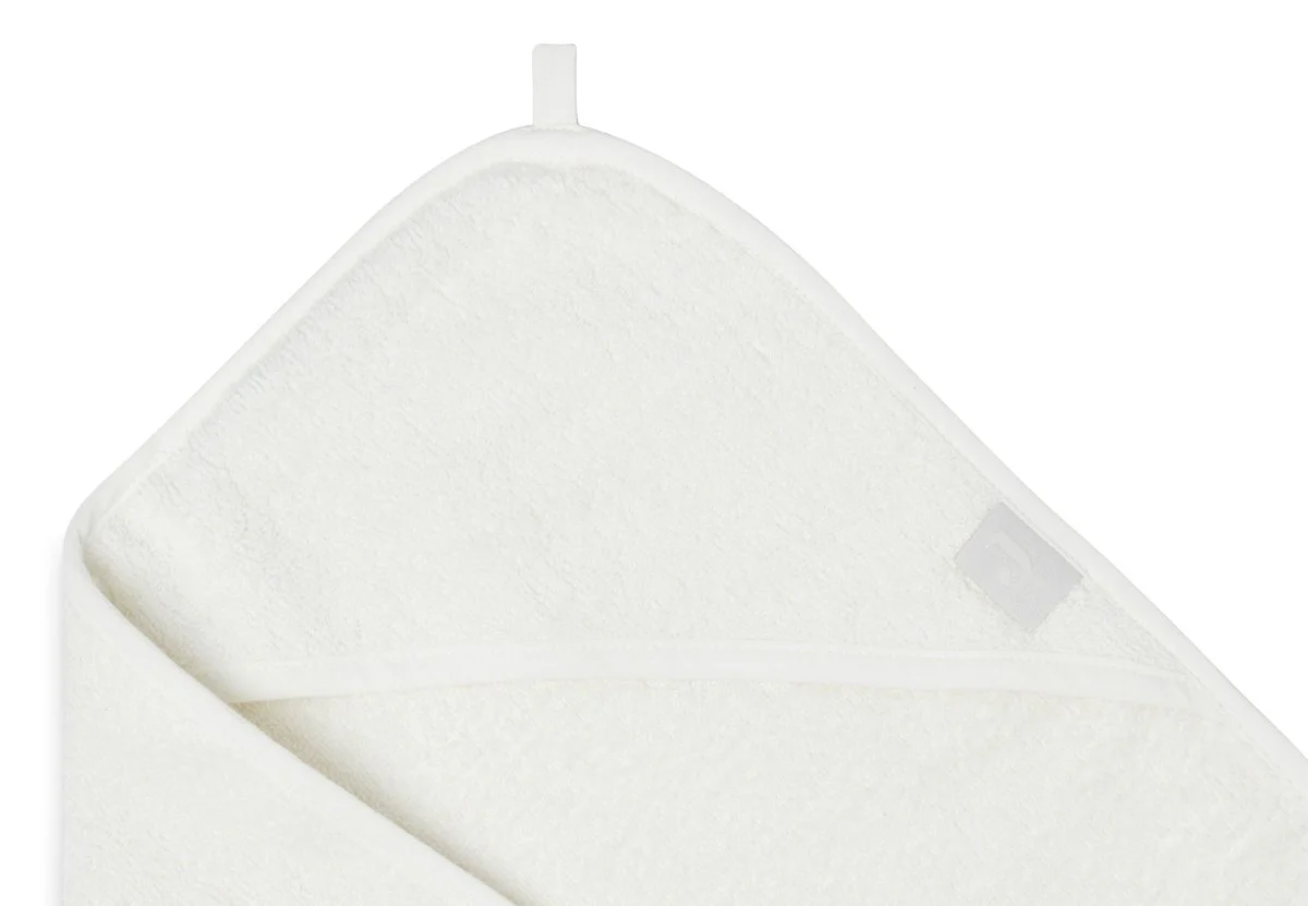 Jollein Badcape Baby Badstof Ivory 75x75cm - Image 4