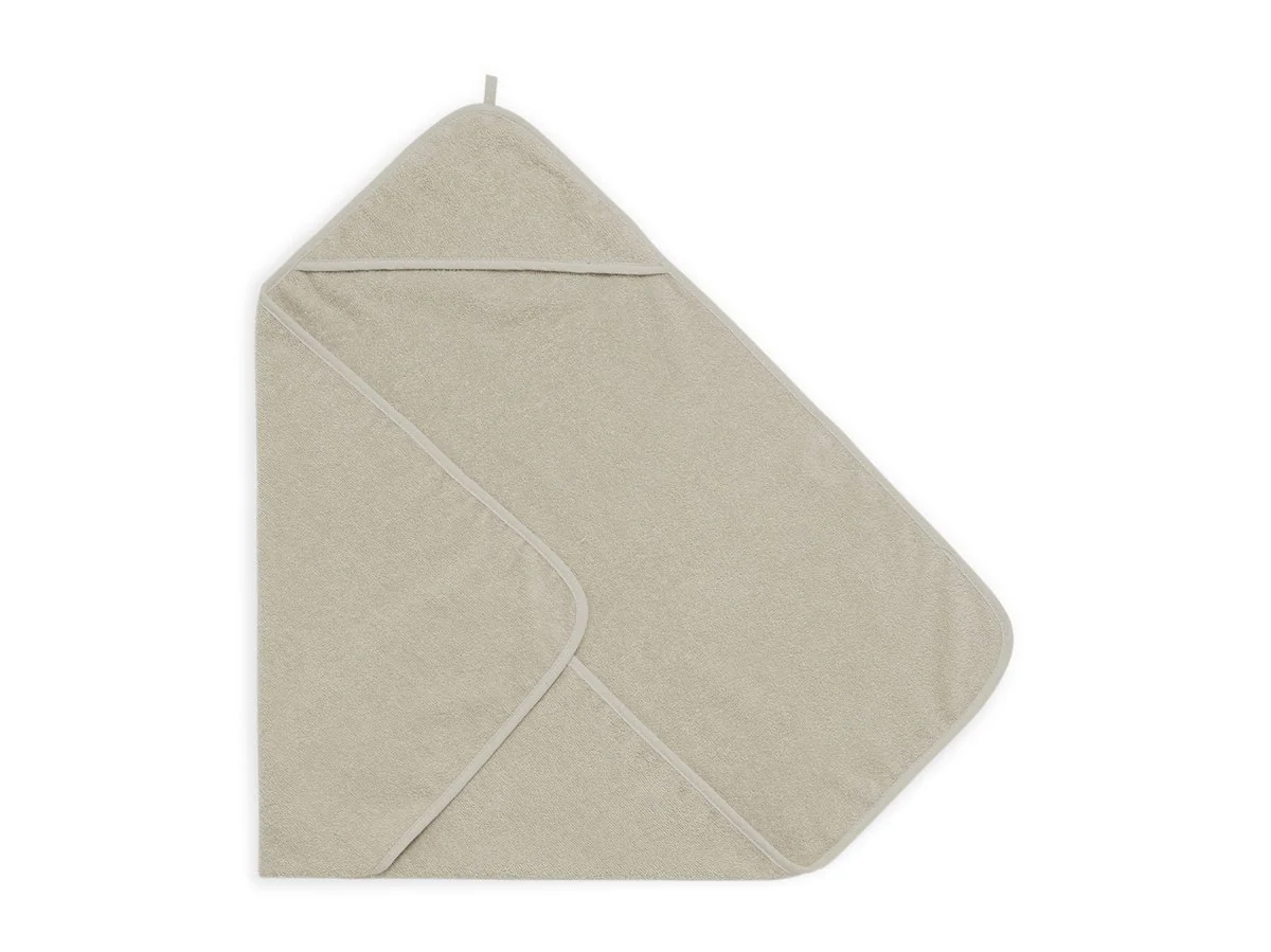 Jollein Badcape Baby Badstof Nougat 75x75cm - Image 2