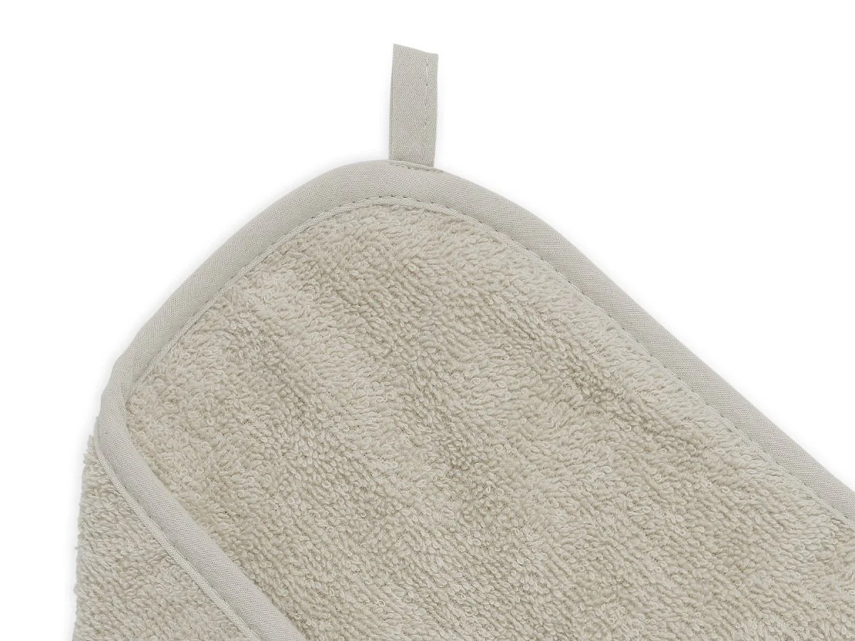 Jollein Badcape Baby Badstof Nougat 75x75cm - Image 3