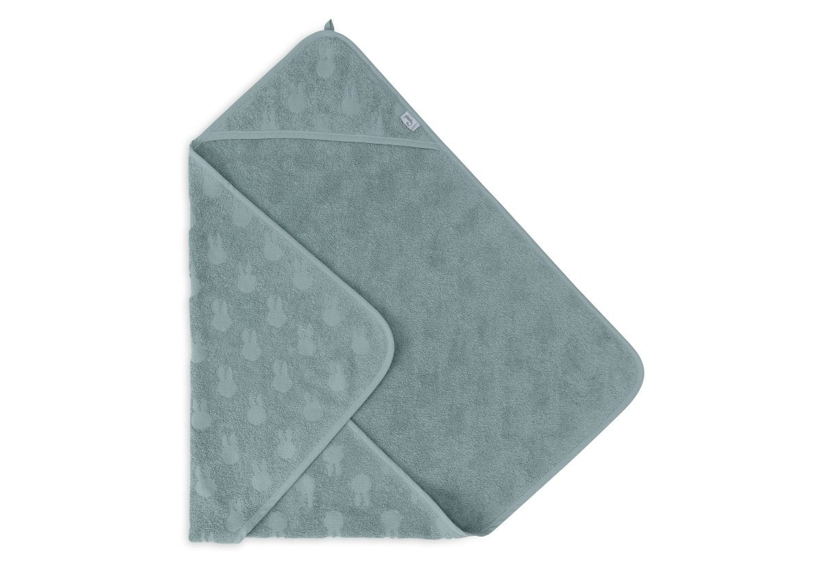 Jollein Badcape Baby Miffy Jaquard Sea Green 75X75Cm - Image 2