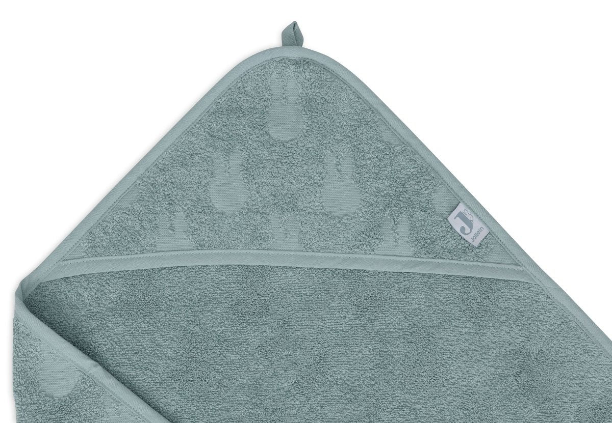 Jollein Badcape Baby Miffy Jaquard Sea Green 75X75Cm - Image 4